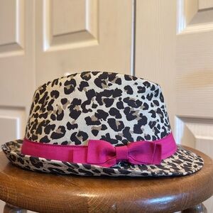 Children’s Place Leopard Cheetah Girls Fedora Hat